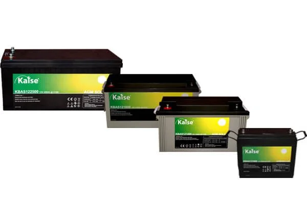 Bateria Kaise Solar Agm 12v 120ah Terminal M8