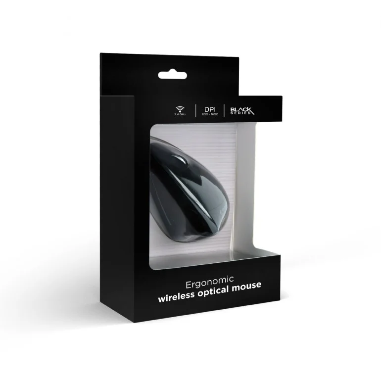 Gembird Musw-Ergo-01 Mouse Right-Hand Rf Wireless Optical 1600 Dpi