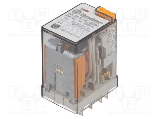 Relé Ele.  4PDT  230VAC 7A/250VAC 7A/30VDC