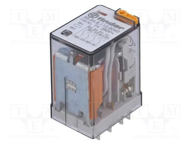 Relé Ele.  4PDT  110VAC 7A/250VAC 7A/30VDC