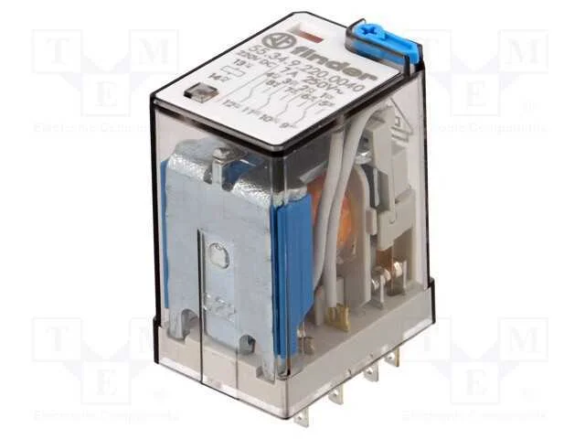 Relé Ele. 4pdt 220vcc 7a/250vca 7a/30vcc