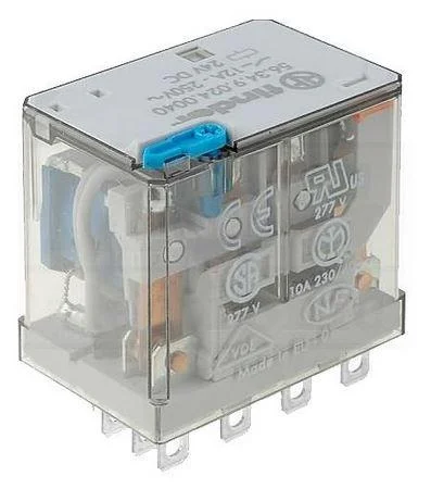 Relé Ele. 4pdt 48vcc 12a/250vac 1,8k?