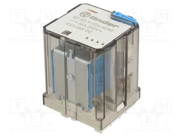 Relé Ele. 3pdt 24vdc 16a/250vca 16a/30vdc 445?