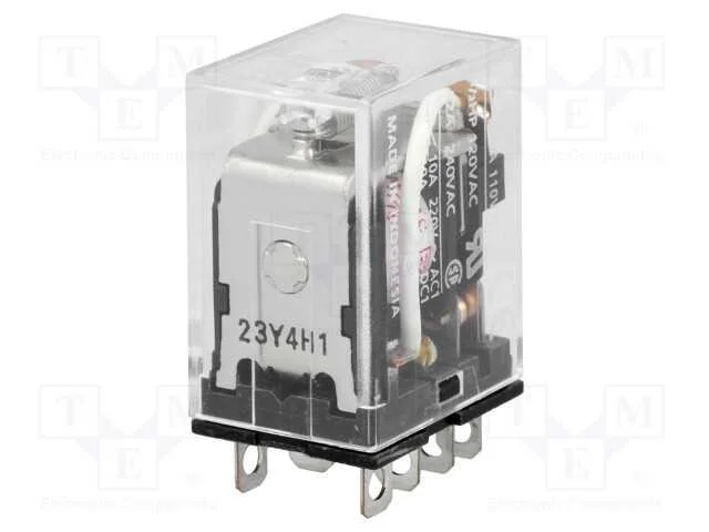Retransmitirlo. Dpdt 240vca 10a/110vca 10a 240w