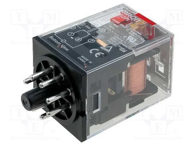 Relé Ele.  Dpdt  230vac 10a Ucom: Max250vac