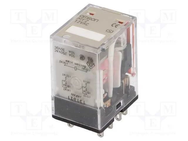Relé Ele. Dpdt 12vca 10a/220vca 10a/24vcc