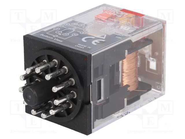 Relé Ele.  3pdt  24vac 10a/250vac 10a/30vdc