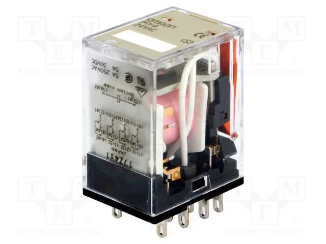 Relé Ele. 4pdt 24vca 5a/220vca 5a/24vdc