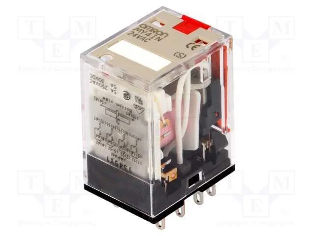 Relé Ele. 4pdt 24vca 5a/220vca 5a/24vdc