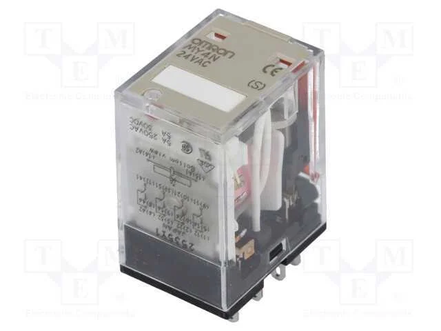 Relé Ele. 4pdt 24vca 5a/220vca 5a/24vdc
