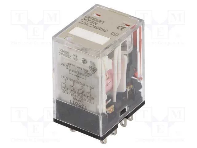 Relé Ele.  4pdt  230vac 5a/220vac 5a/24vdc