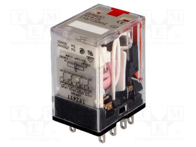 Relé Ele. 4pdt 115 V Ca 5 A/220 V Ca 5 A/24 V Cc