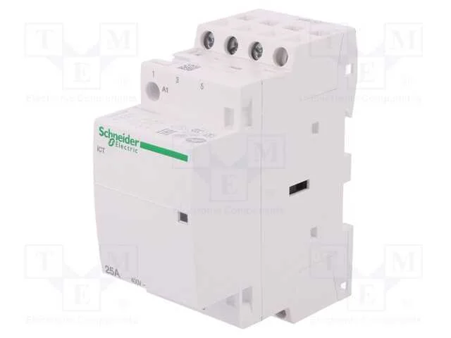 Contator: 3-De Polo de Instalação, 25a, 230÷240vac, No X3, Ip20