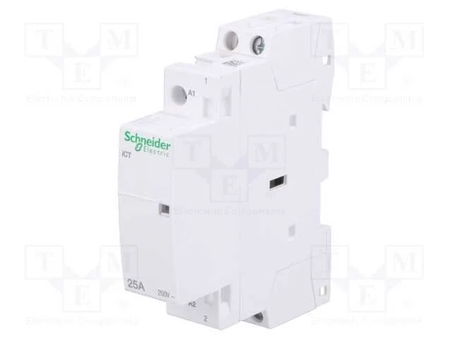 Contator: 1-De Polo de Instalação, 25a, 230÷240vac, No, Ip20, 500v