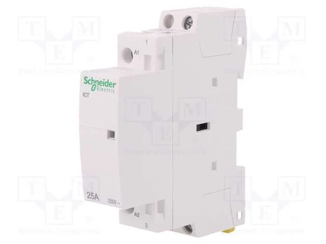 Contator: 1-De Polo de Instalação, 25a, 220÷240vac, No, Ip20, 500v