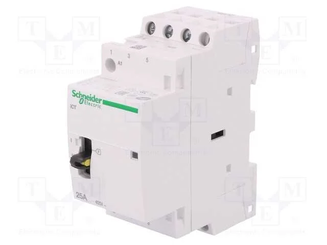 Contator: 3-De Polo de Instalação, 25a, 220÷240vac, No X3, Ip20