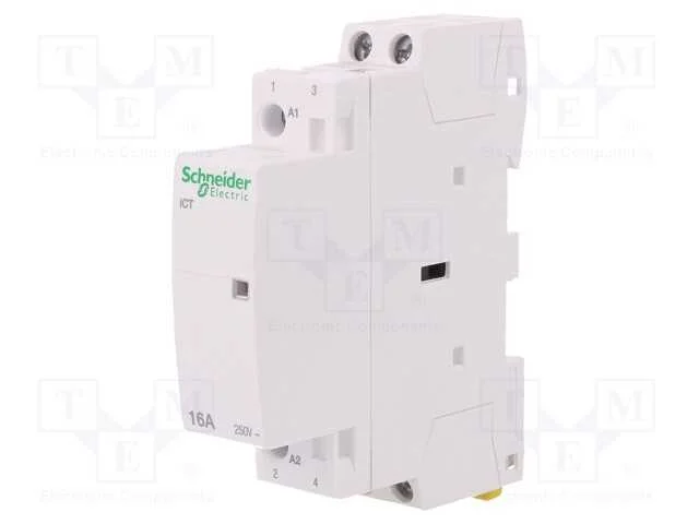 Contator: 2-De Polo de Instalação, 16a, 24vac, No X2, Ip20, W: 18mm