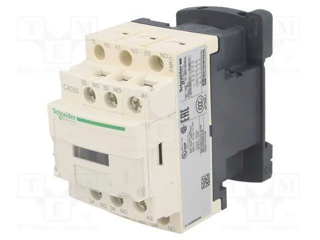 Contator: 5 Polos, No X5, 110vac, 10a, No Painel,Para Trilho Din