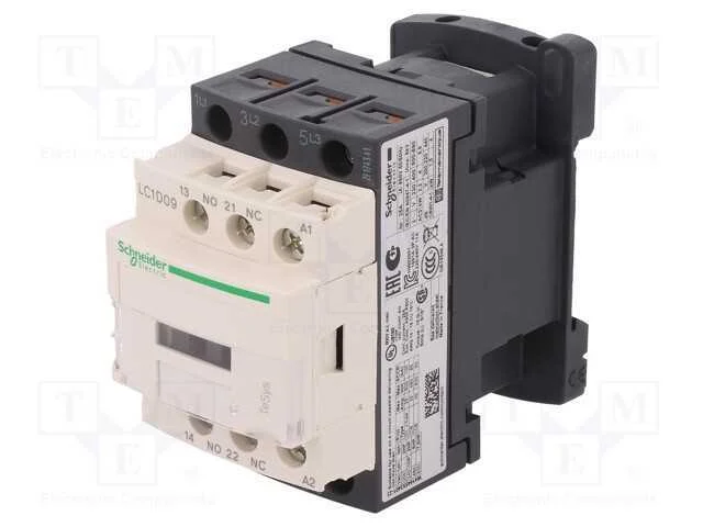 Contator: 3 Polos, No X3, Contatos Auxiliares: No + Nc, 240vac, 9a