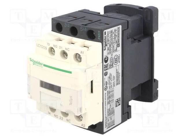 Contator: 3 Polos, No X3, Contatos Auxiliares: No + Nc, 230vac, 9a