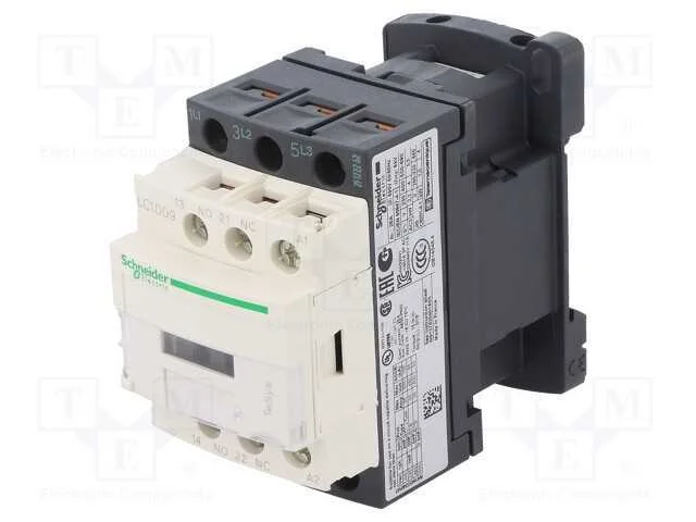 Contator: 3 Polos, No X3, Contatos Auxiliares: No + Nc, 48vac, 9a