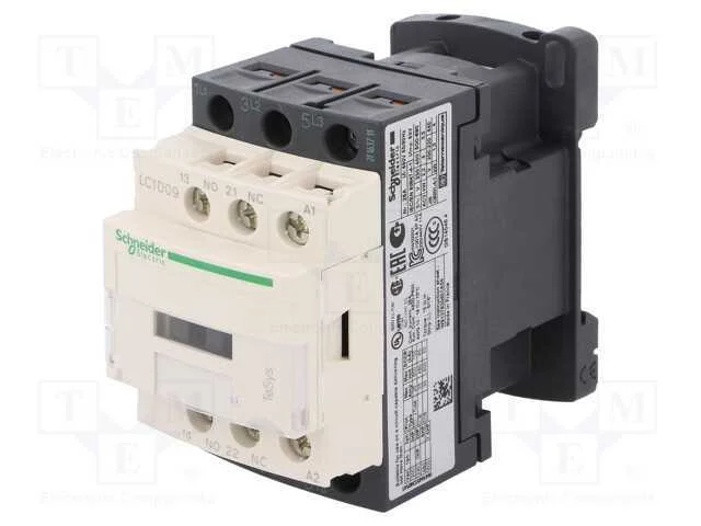 Contator: 3 Polos, No X3, Contatos Auxiliares: No + Nc, 24vac, 9a
