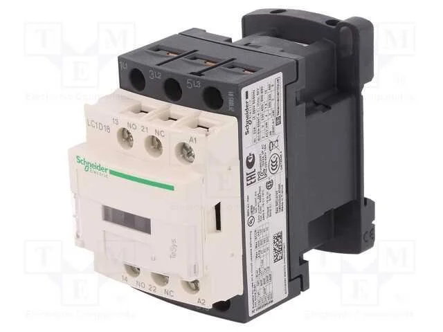 Contator: 3 Polos, No X3, Contatos Auxiliares: No + Nc, 415vac