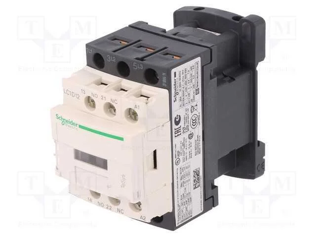 Contator: 3 Polos, No X3, Contatos Auxiliares: No + Nc, 415vac
