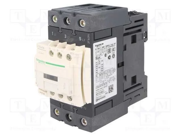 Contator: 3 Polos, No X3, Contatos Auxiliares: No + Nc, 24vdc, 40a