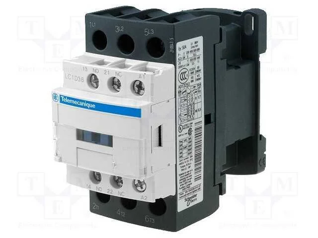 Contator: 3 Polos, No X3, Contatos Auxiliares: No + Nc, 230vac
