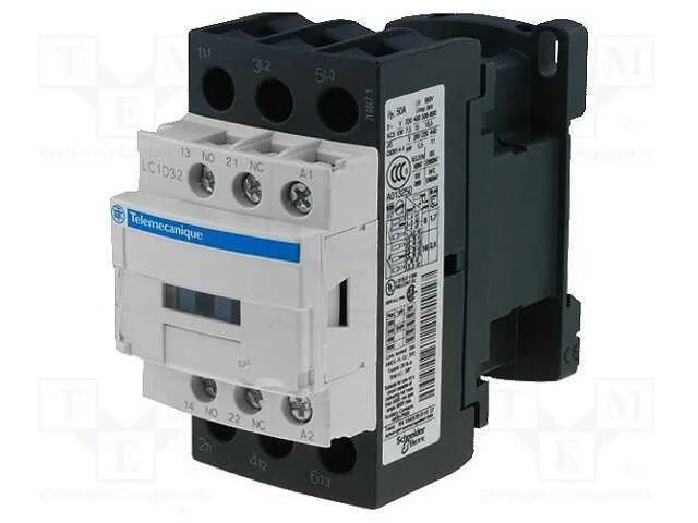 Contator: 3 Polos, No X3, Contatos Auxiliares: No + Nc, 110vac