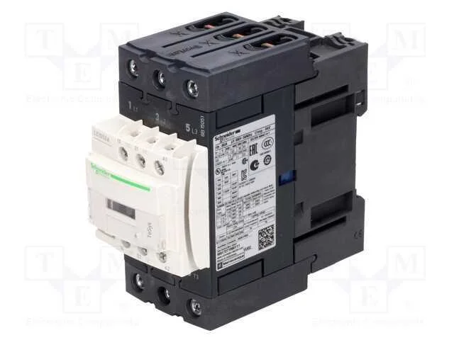 Contator: 3 Polos, No X3, Contatos Auxiliares: No + Nc, 24vdc, 50a