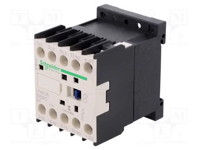 Contator: 3 Polos, No X3, Contatos Auxiliares: No, 24vdc, 6a, 690v