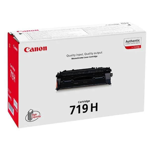 Canon Toner Cart. 719h F?r I-Sensys Lbp6300dn/Lbp6650dn/ Mf5840dn/Mf5880dn Black High Capacity (3480