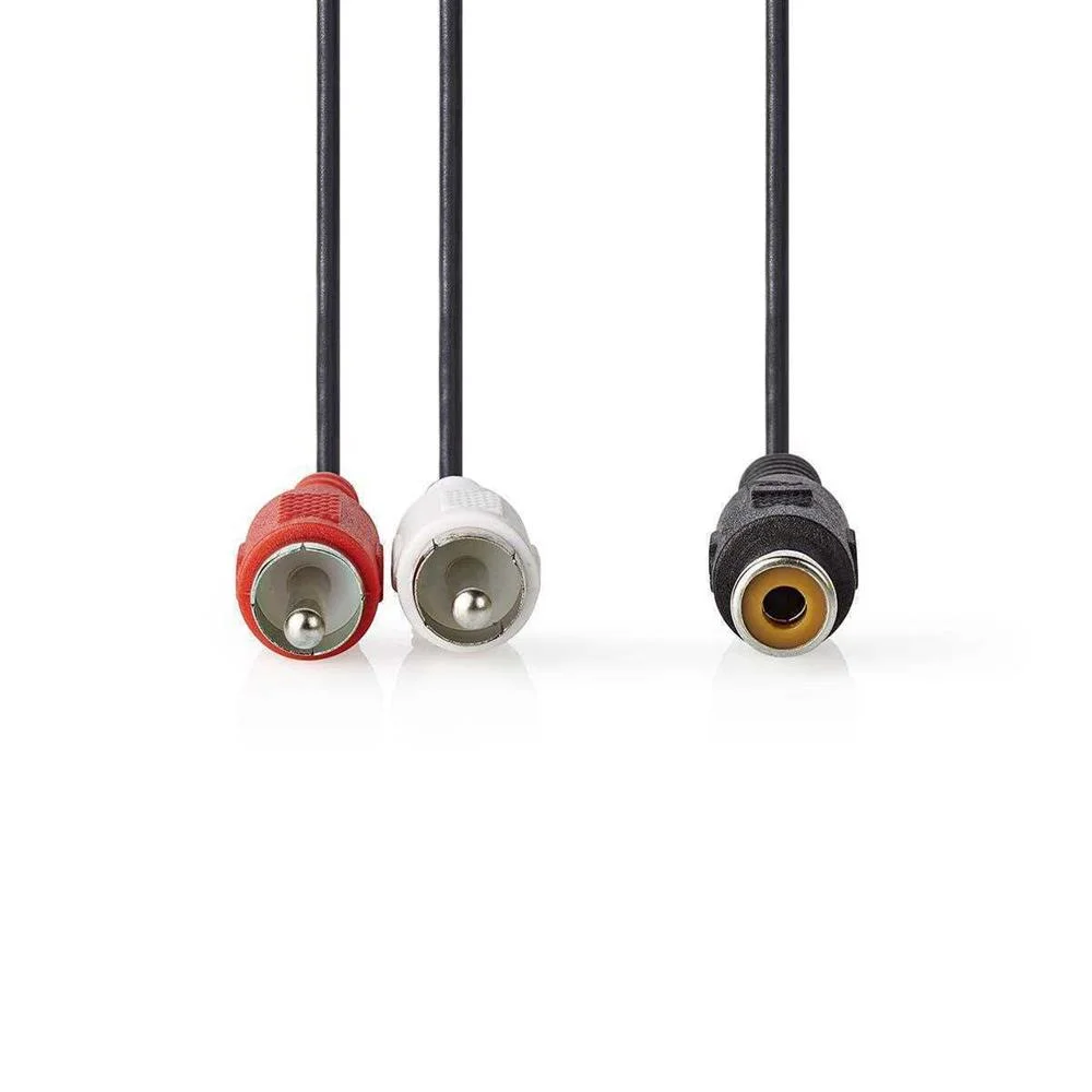 Cabo Subwoofer  2x Rca Masculino - Rca Feminino .