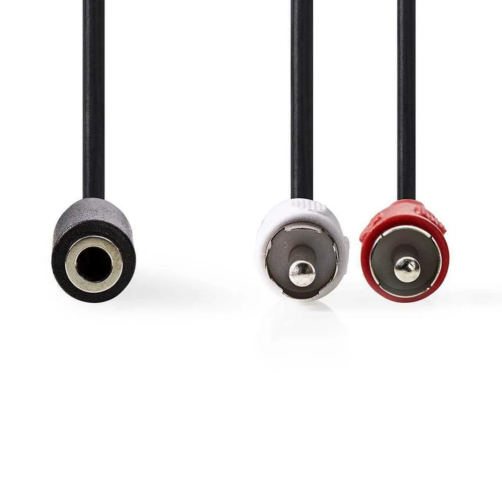 Cabo 2x Rca Macho - Fêmea Jack 0.2m