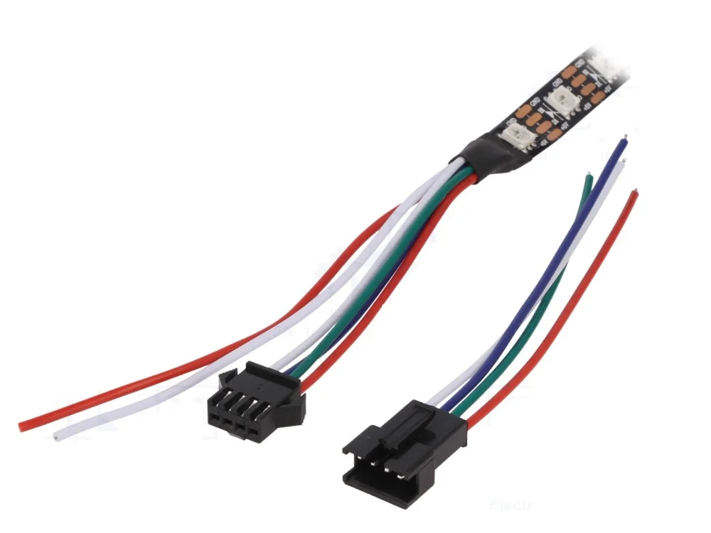 Fita LED programável; RGB; LED/m: 60;  5050; 5V; .
