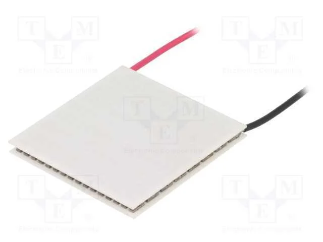 Módulo de Peltier; 15,4V; 7,5A; 40x40x3,6mm; 75W;.
