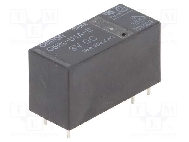 Relé Eletrom Spst 3vdc 16a250vac 16a24vdc