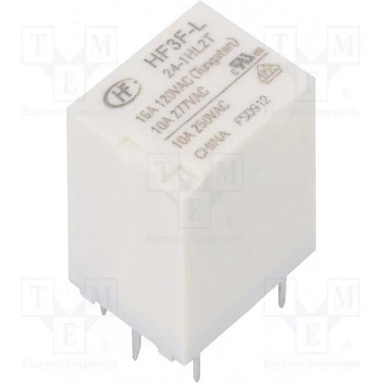Relé Eletrom Spst-no 24vdc 10a277vac 15a