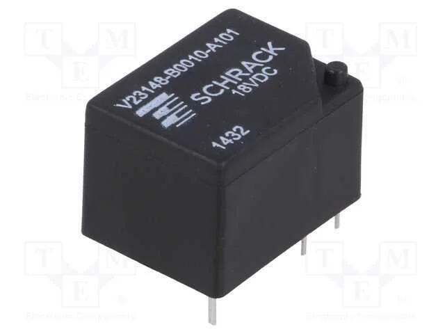 Relé: Eletromagnético, Spdt, Ubobina : 18vdc, 7a, 7a/250vac, Pcb