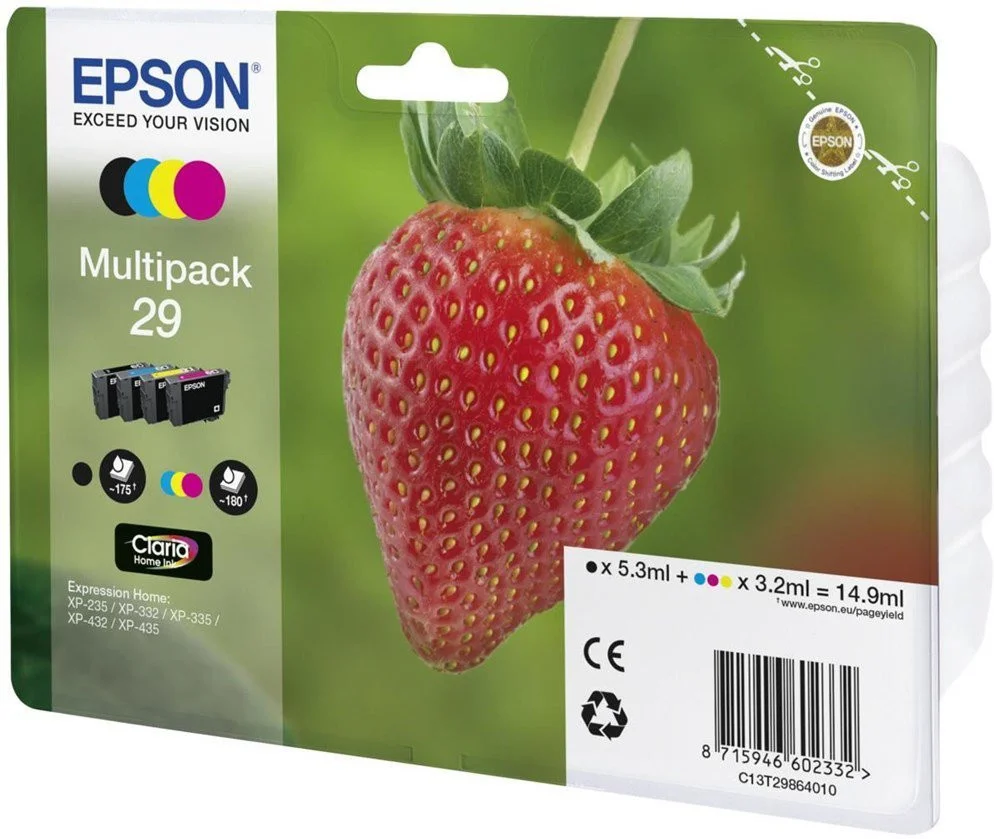 Pack Tinteiros EPSON Serie 29 XP-235/332/335/432/.