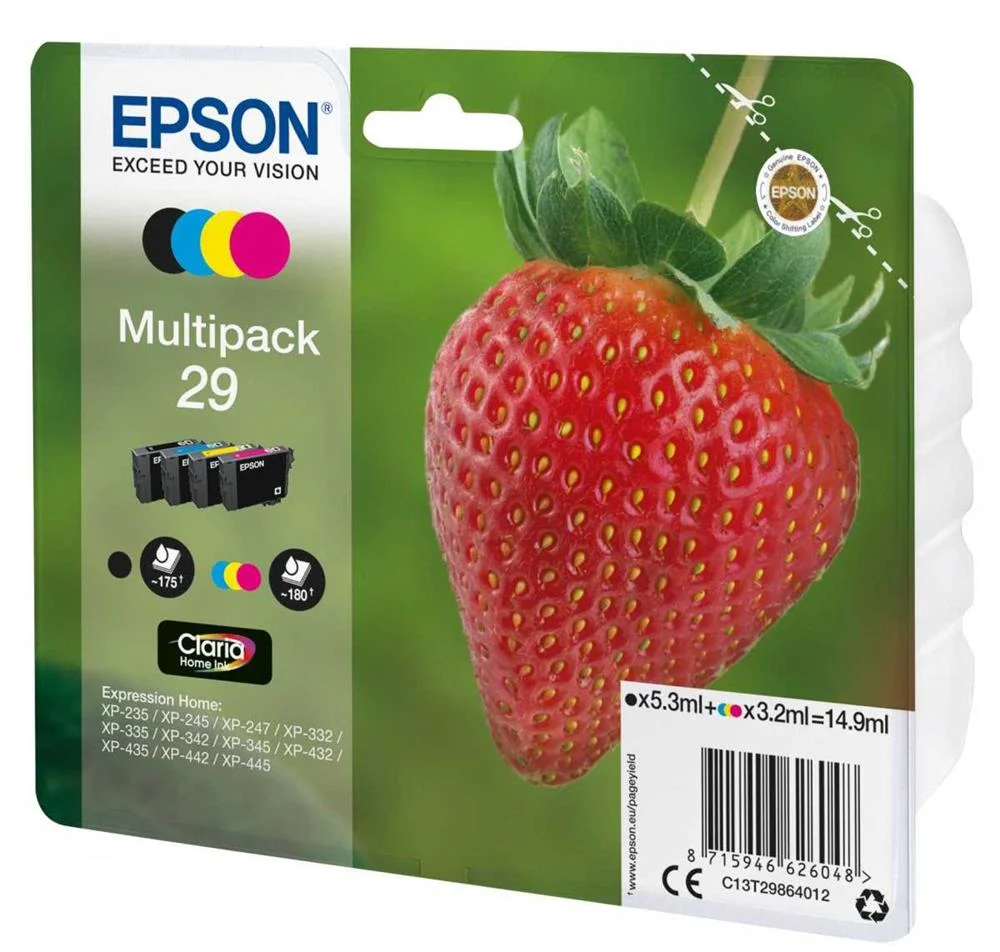Pack Tinteiros EPSON Serie 29 XP-235/332/335/432/.