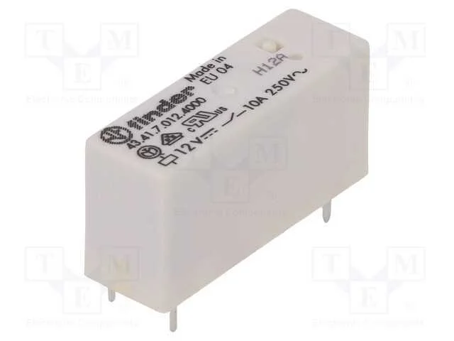 Rele Eletromagnetico SPDT 12VDC 10A/250VAC 580O