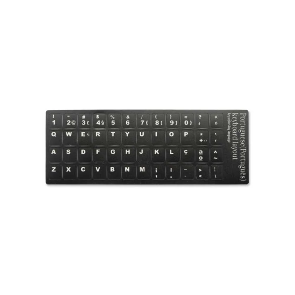 Autocolante Teclado Pt-Pt Preto