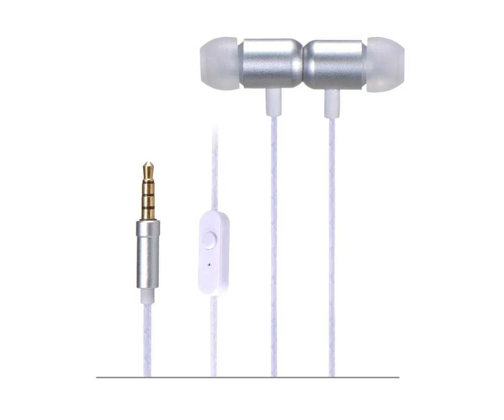 Auriculares In-ear Com Microfone X4 Cinzento
