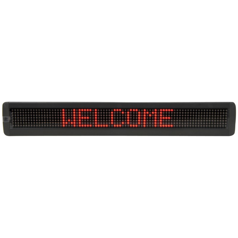 Displays de Mensagens em Movimento com Led