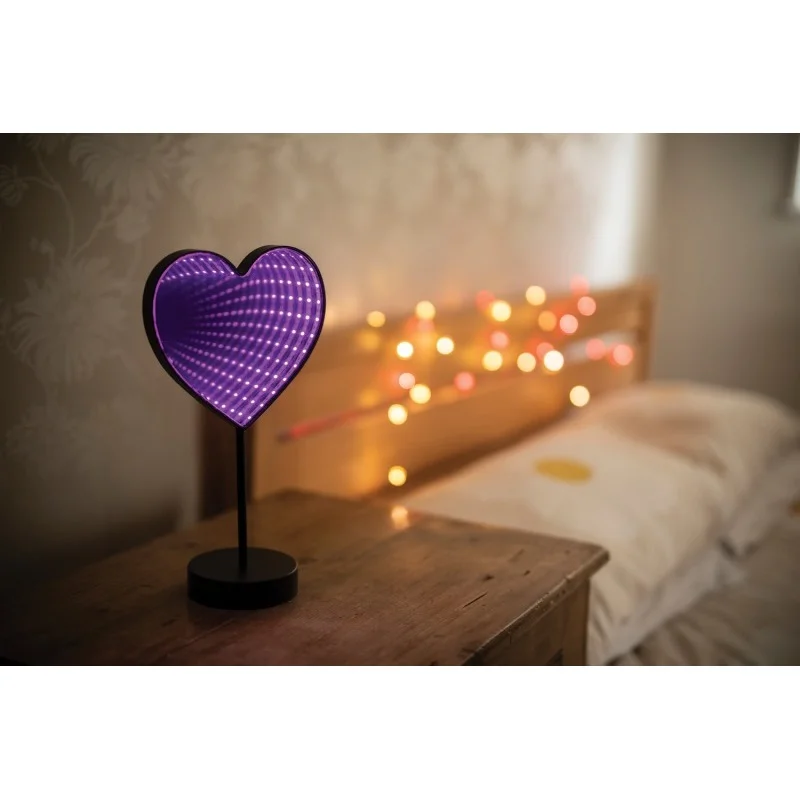 Lámpara Decorativa Metal Corazón