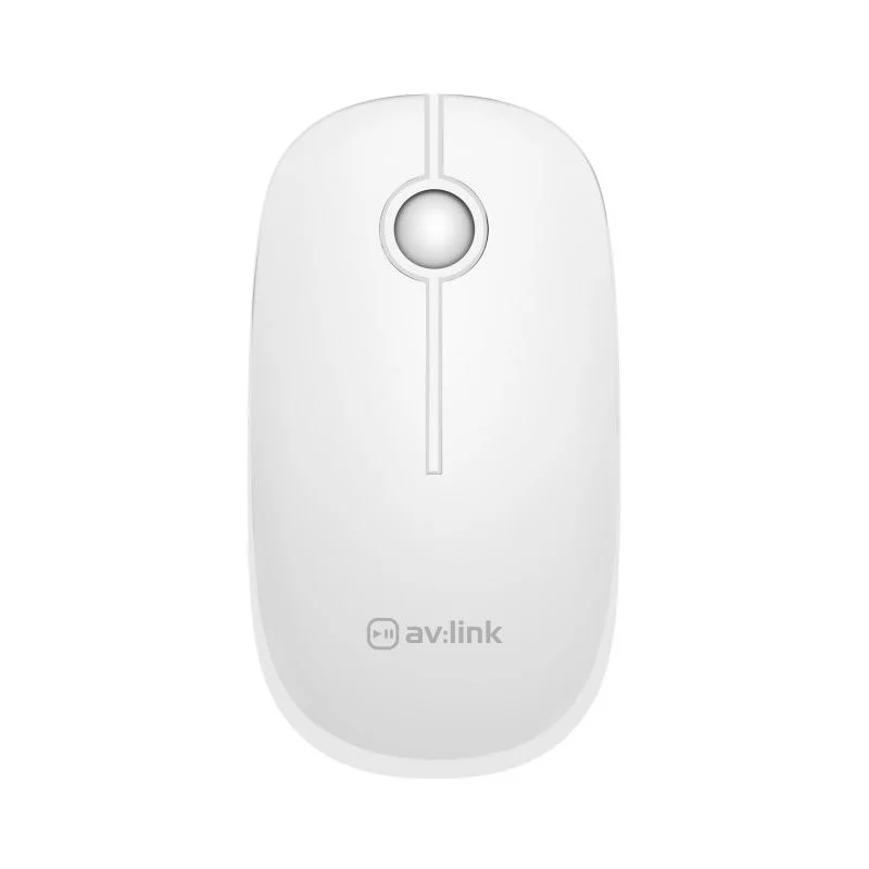 Rato Sem Fios Ultra Slim Silent 2.4g Branco