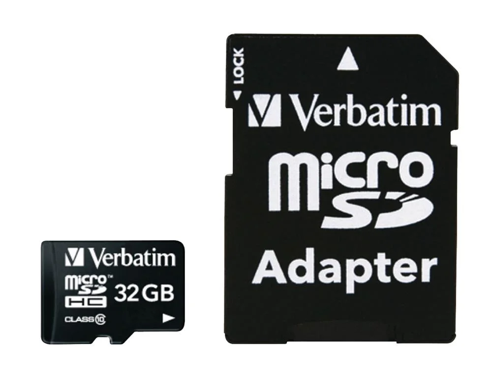 Sd Microsd Card  32gb Verbatim Sdhc Premium Class10 + Adapte Retail